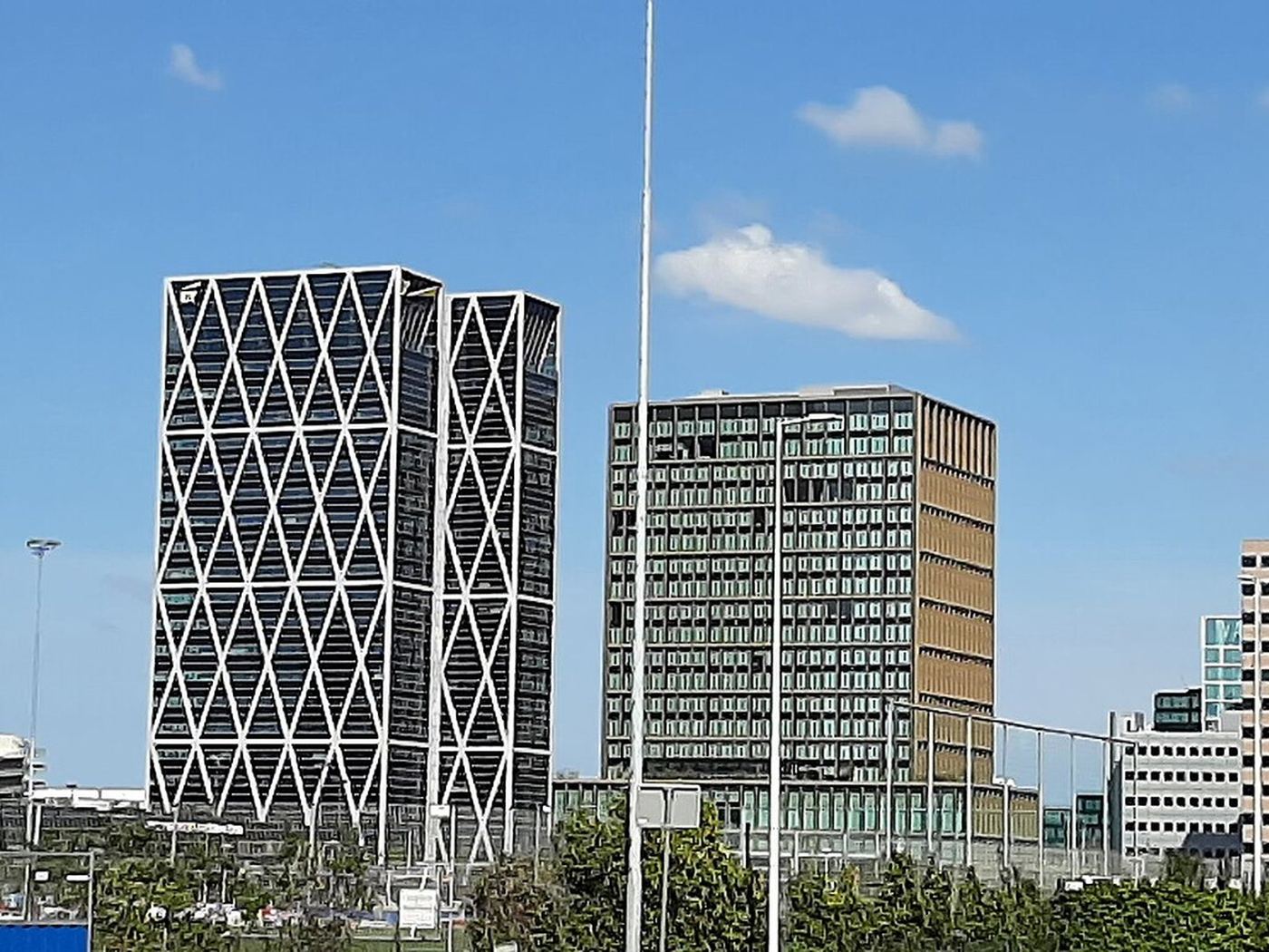The Cross Towers on the Zuidas, Amsterdam, home to EY